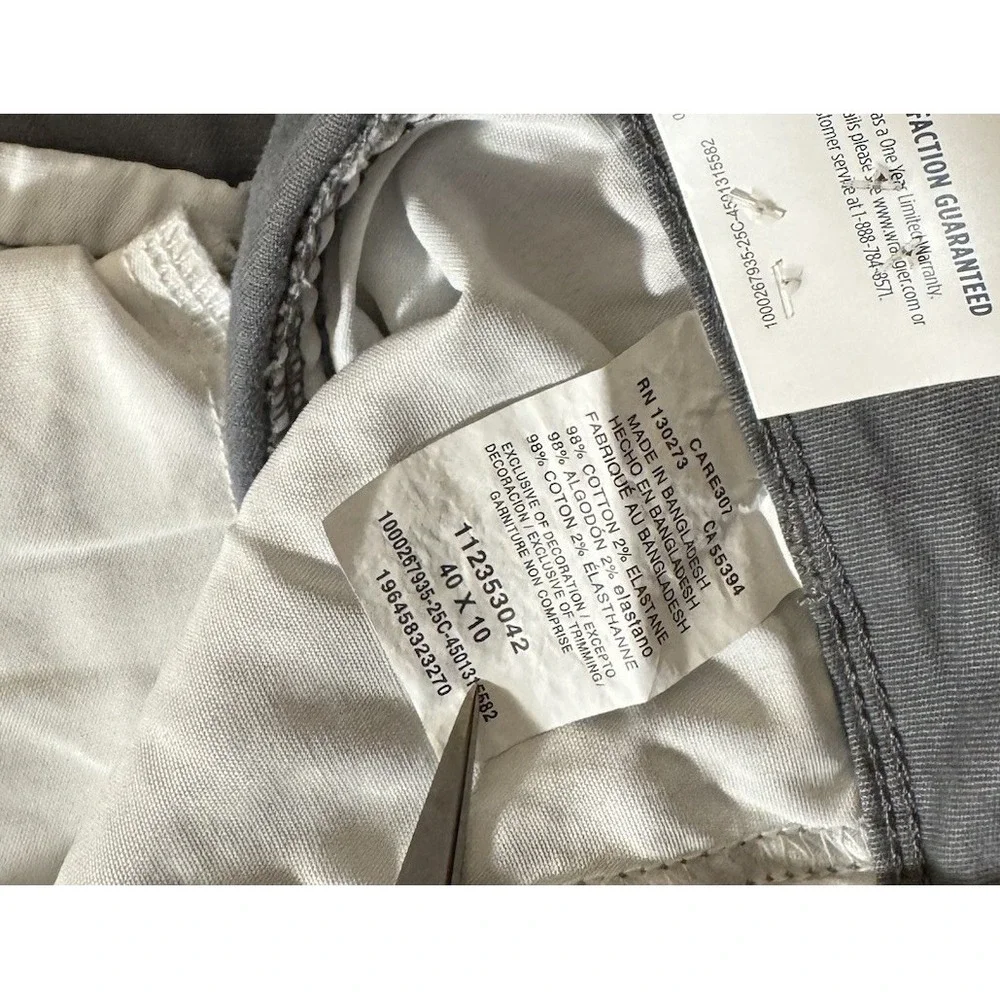 Wrangler Cargo Shorts Men 40 Relaxed Fit Cotton Gray Outdoors Trail Casual‎ NEW